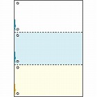 マルチプリンタ帳票　Ａ４　カラー３面６穴　１００枚
