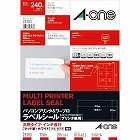 ＰＣ＆ワープロラベル　汎用インチ　１２面　２０枚