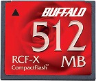 コンパクトフラッシュカード　５１２ＭＢ