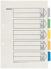カラーインデックス　Ａ４縦　２穴　５山　１００組