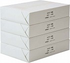 コピー用紙Ａ６領収書用１セット（１０００枚×４冊）