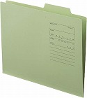 個別フォルダーＡ４　グリーン　２００枚