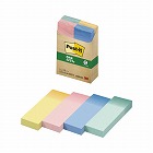 ポストイット　再生紙７５×２５グラデーション　４冊