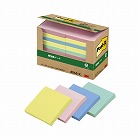 ポストイット　再生紙ノート　７５×７５　混色２０冊