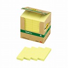 ポストイット　再生紙ふせん　７５×２５　黄４０冊