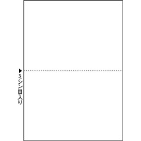 マルチプリンタ帳票　Ａ４　白紙２面　１００枚