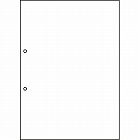 マルチプリンタ帳票　Ａ４　白紙　２穴１００枚