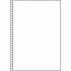 マルチプリンタ帳票　Ａ４　白紙３０穴１００枚