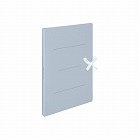 ガバットファイル（紙製）　Ａ４縦　紐付　青