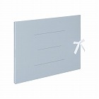 ガバットファイル（紙製）　Ａ３横　青