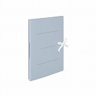 ガバットファイルストロングタイプ　Ａ４縦　青　紐付