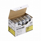 テプラ　ＰＲＯテープ　エコ黄色１２ｍｍ黒文字×２０