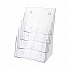 カタログスタンド　Ａ４　４段　クリア