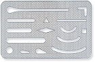 メッシュ字消し板