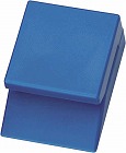 メモクリップ　スクエアマグネットタイプ青　１０個入