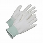 ウレタン背抜き手袋　ホワイトＭ　１０双入