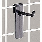 メッシュ用樹脂フック　黒　長さ４０ｍｍ　１０本入