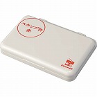 スタンプ台（油性顔料）赤　すべり止め付　５個入