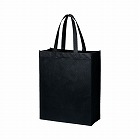 不織布バッグ　ブラック　Ｍ　５枚