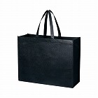 不織布バッグ　ブラック　Ｌ　５枚