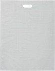 高密度ポリエチレン手提袋　Ｌ　白　２５枚