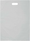 高密度ポリエチレン手提袋　Ｍ　白　２５枚
