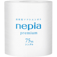 ネピアロール　シングル　７５ｍ　８０個　１‐４梱