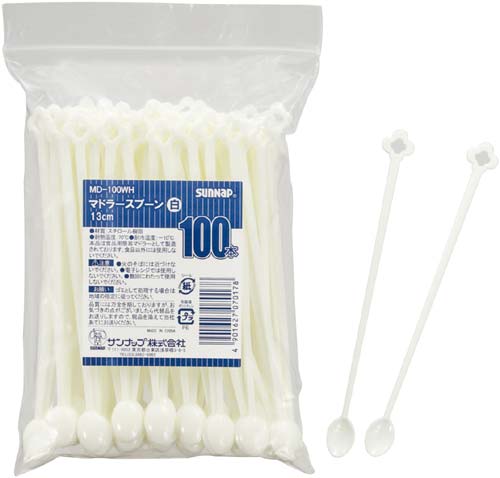 マドラースプーン アイボリー 500本