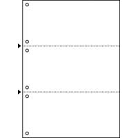 マルチ帳票エコノミー　Ａ４白紙３面６穴　２５００枚