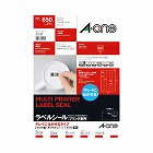 キレイにはがせるラベル　兼用　６５面角丸　１０枚