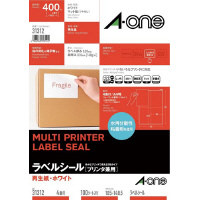 再生紙ラベル　兼用　Ａ４　４面　１００枚