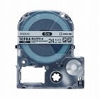 テプラ　ＰＲＯテープ　備品管理　銀色２４ｍｍ黒文字