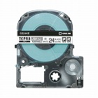 テプラＰＲＯテープ　はがせる　白ラベル黒字２４ｍｍ