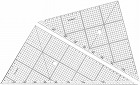 ステッドラー　３０ｃｍ三角定規（レイアウト用）