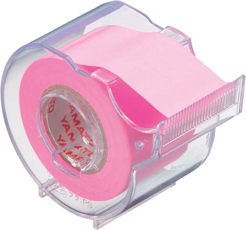 メモックロールテープ 25mm ローズ 1巻入