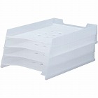 マルチレタートレー　乳白