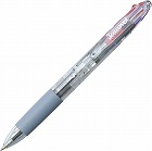 ３色ボールペン　０．７ｍｍ　クリヤー　５本