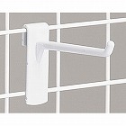 メッシュ用樹脂フック　白　長さ８０ｍｍ　１００本入