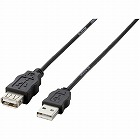 ＵＳＢ延長ケーブル　２ｍ　黒