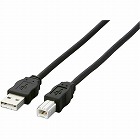 ＵＳＢケーブル（Ａ‐Ｂ）　３ｍ　黒