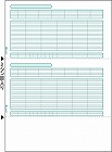 給与明細　Ａ４タテ　２面　５００枚【取寄品】