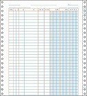 掛台帳（２色刷）　１０×１１　５００枚【取寄品】