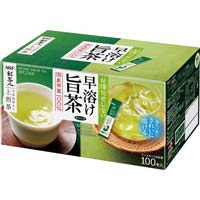 新茶人早溶け旨茶宇治抹茶入煎茶スティック１００×２