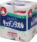 ピーチキッチンタオル　４Ｒ（５０カット）×１２