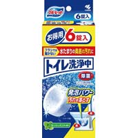 トイレ洗浄中　お得用　６錠入×４