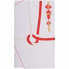 祝儀袋　御祝　大阪折赤白７本結切　祝字なし　５枚入