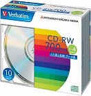 ＣＤ‐ＲＷデータ用　４倍速　シルバー　１０枚Ｐ