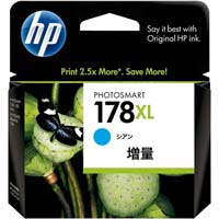 純正インク　ＨＰ１７８ＸＬ（ＣＢ３２３ＨＪ）シアン