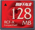 コンパクトフラッシュカード　１２８ＭＢ×３