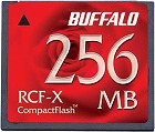 コンパクトフラッシュカード　２５６ＭＢ×３
